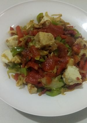 A picture of Oil free sauted paneer & mix veg.