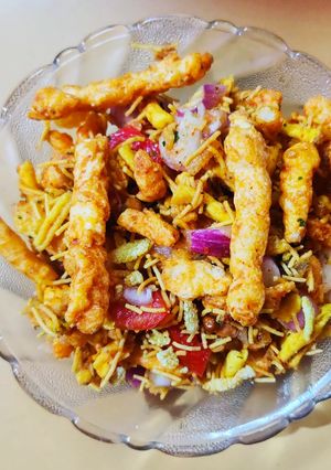 A picture of Kurkure bhel.