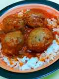 Albóndigas de carne de soja