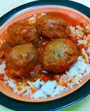 Albóndigas de carne de soja