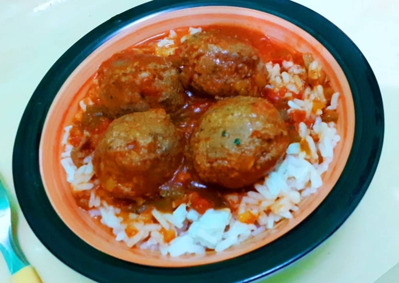 Albóndigas de carne de soja