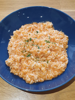 Una foto de Arroz caldoso con gambas en Thermomix
