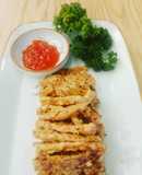 Nấm đùi gà chiên muối