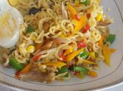 A picture of veggie indomie