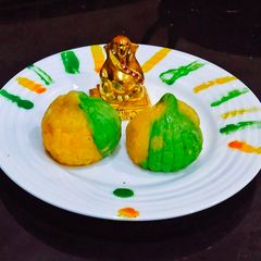 A picture of Tricolour Mava Modak.