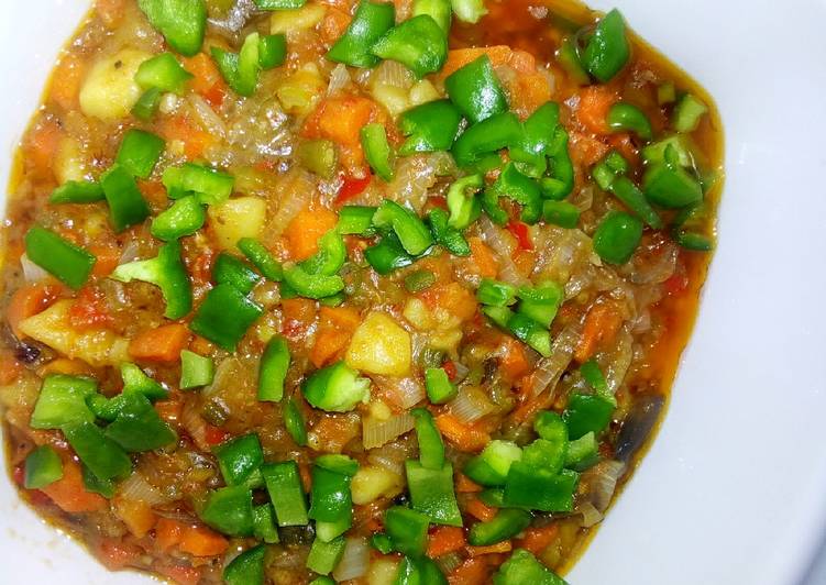 How to Prepare Homemade Vegetable soup