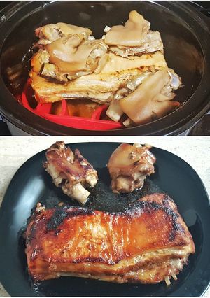 Una foto de Costillas ministrables en doble cocción