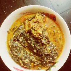 A picture of Bitter leaf soup (southern kd recipe).