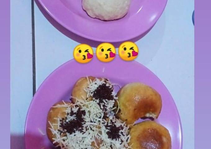 Resep buat Roti goreng dan kukus bahan takaran sendok makan  spesial