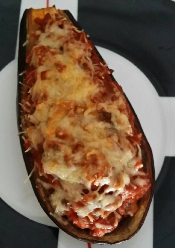 Una foto de Berenjenas rellenas