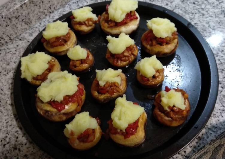 Champiñones rellenos