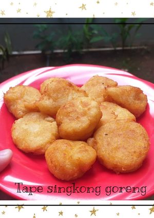 Foto resep Tape singkong goreng