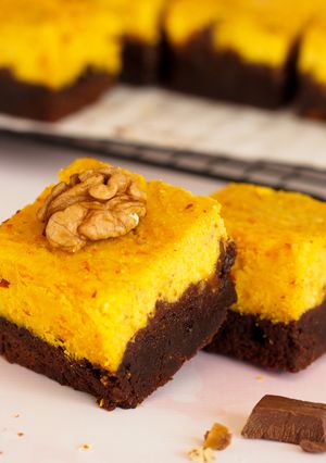 Zdjęcie przepisu Dyniowe sernikobrownie.