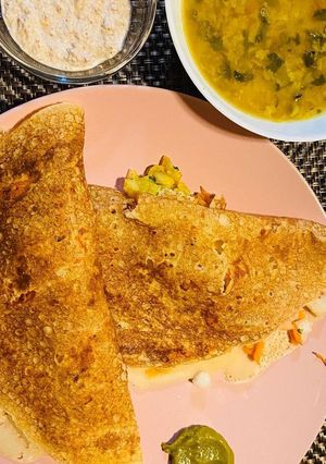 A picture of Masala Dosa.