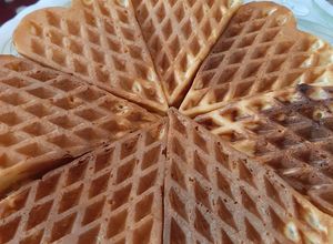 Foto resep Waffle (Renyah di luar, empuk di dalam)