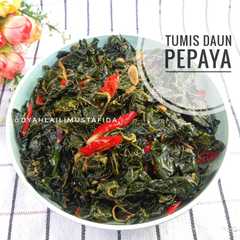 รูปของ Tumis daun pepaya
