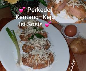 Ini Caranya  Perkedel Kentang Keju Isi Sosis  Praktis Enak Ini Caranya  Perkedel Kentang Keju Isi Sosis  Praktis Enak