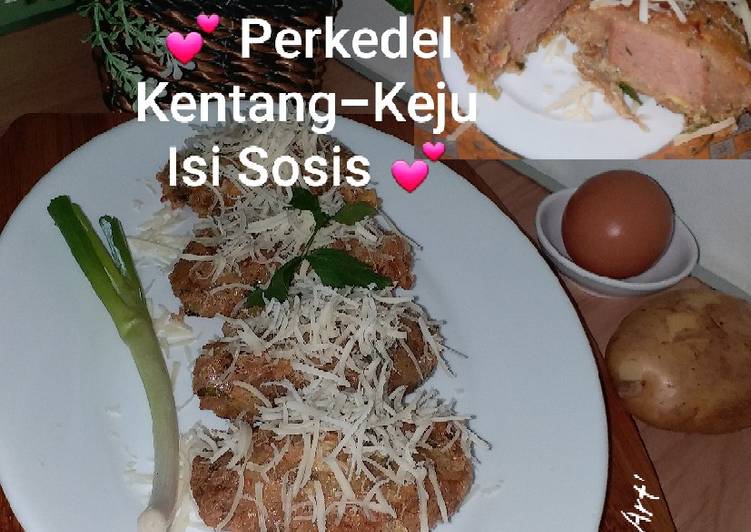 💕 Perkedel Kentang Keju Isi Sosis 💕