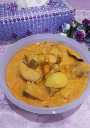Foto resep Gulai ayam kentang