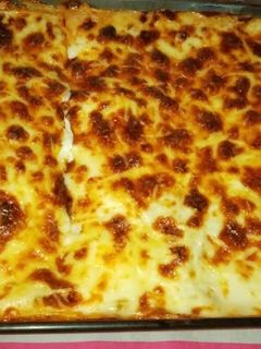 Una foto de Lasaña de boloñesa