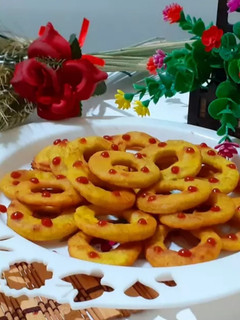 عکسی از دستور چیپس سیب زمینی حلقه ای