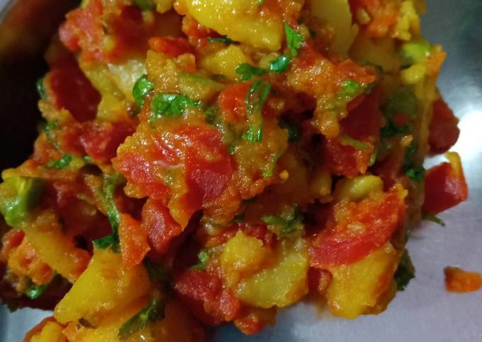 Gajar aloo matar