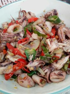 Foto resep Oseng cumi cabe ijo