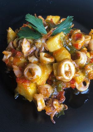 Foto resep Cumi Kentang Di Cabein