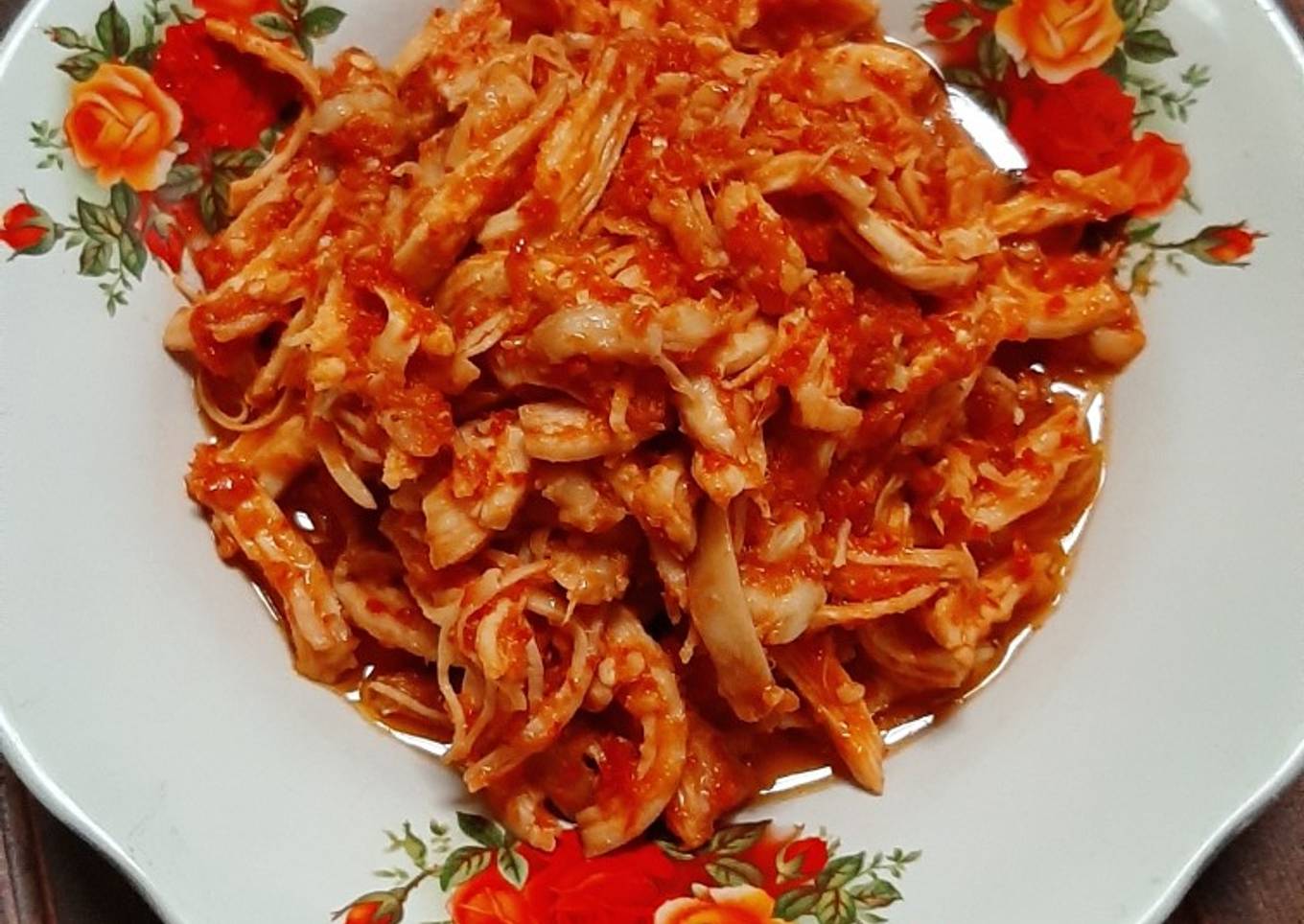 Ayam suwir balado #kombes #dirmh aja #tumis² ceria