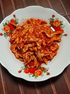 Foto resep Ayam suwir balado #kombes #dirmh aja #tumis² ceria
