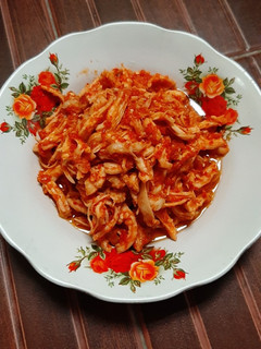 Foto resep Ayam suwir balado #kombes #dirmh aja #tumis² ceria