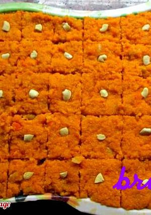 A picture of Carrot Kalakand.