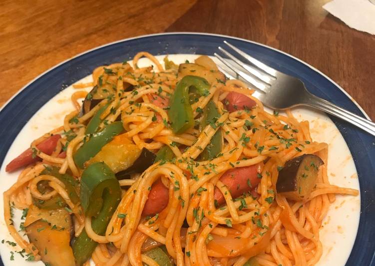 Step-by-Step Guide to Cook Tasty Rina’s Spaghetti Napolitano style