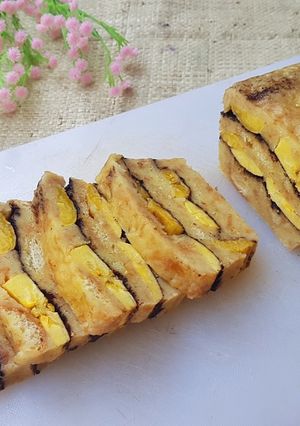 Foto resep Podeng Roti Tawar Pisang Kukus