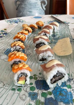 Una foto de Sushi