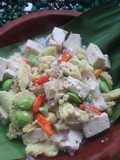 70. Tumis Tahu Tebu Telur Pete / Tumis Terubuk Tahu
