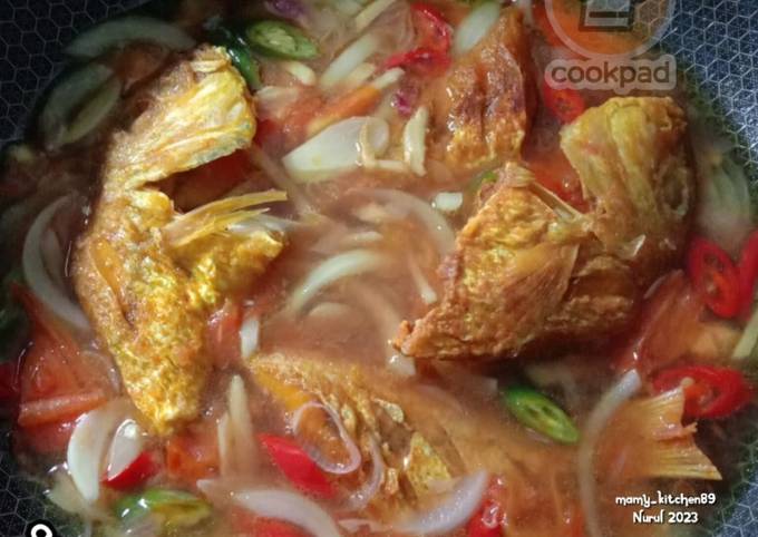 Resipi Ikan Kerisi Masak Asam Oleh Mamy Kitchen89 Cookpad