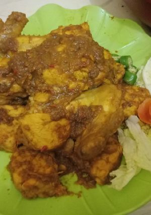 Foto resep Ayam tempe woku tidak perih di lambung