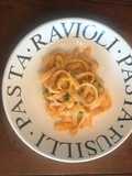 Linguini con chícharos