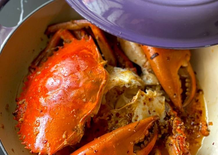 Siap Saji Garlic Chilli Crab Mantul Banget