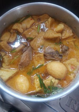 Foto resep Kare ayam telor tahu