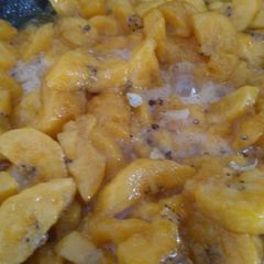A picture of Banana halwa.