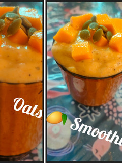 A picture of Oats Mango Smoothie.