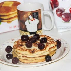 A picture of Breakfast Princess Favorite Cherry Pancakes.