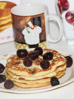 A picture of Breakfast Princess Favorite Cherry Pancakes.