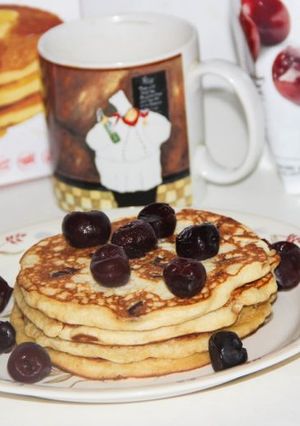 A picture of Breakfast Princess Favorite Cherry Pancakes.