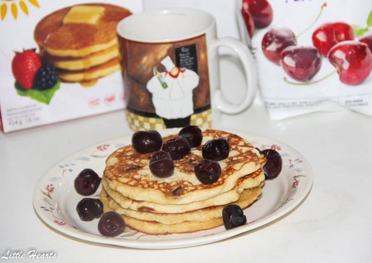 How to Prepare Any-night-of-the-week Breakfast Princess Favorite Cherry Pancakes