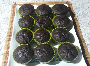 Una foto de Muffins de chocolate!!😘