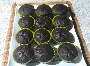 Una foto de Muffins de chocolate!!😘
