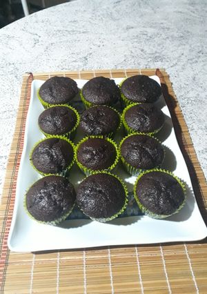 Una foto de Muffins de chocolate!!😘